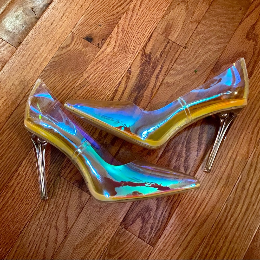 💎Miami Doll Translucent High Heel Pump💎 - Picture 2 of 5
